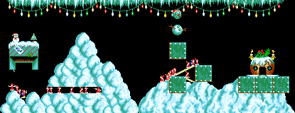 Overview: Holiday Lemmings 1994, Amiga, Flurry, 9 - A Block from Home